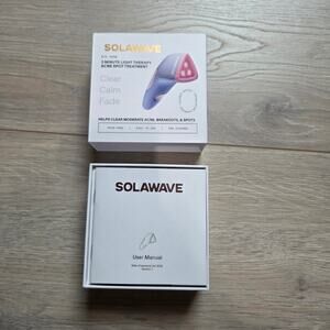 Brand new in box solawave red light blue light acne treatment wand